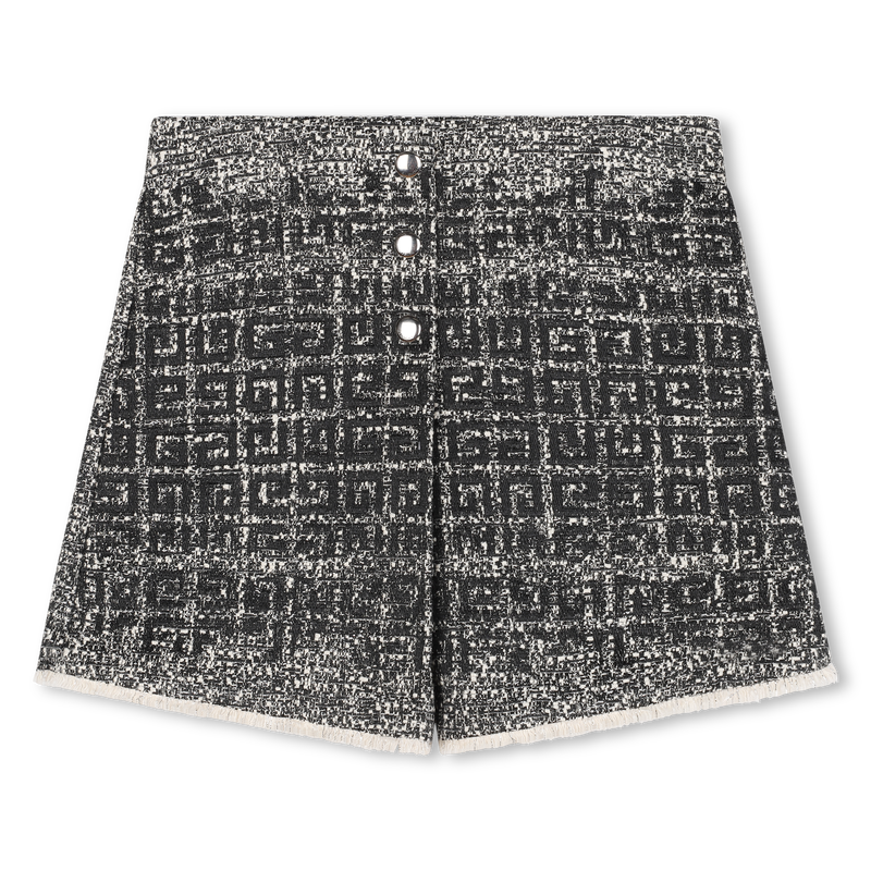 Jupe short avec franges GIVENCHY 
                    FILLE
