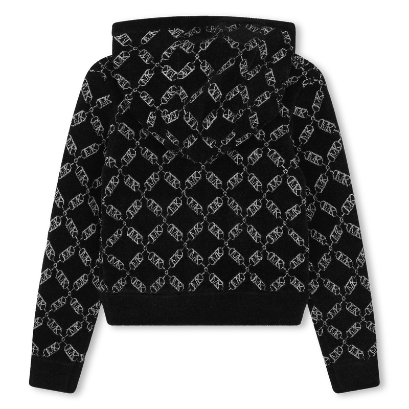 Cardigan zippé à capuche MICHAEL KORS 
                    FILLE