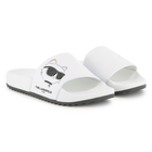 Claquettes avec imprim&eacute; relief KARL LAGERFELD KIDS 
                    FILLE