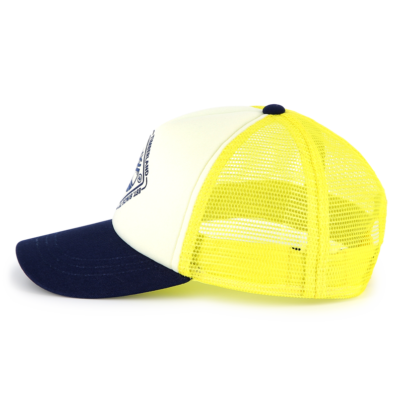 Casquette tricolore bimatière TIMBERLAND 
                    GARCON
