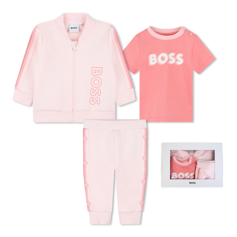 T-shirt, pantalon et cardigan BOSS 
                    FILLE