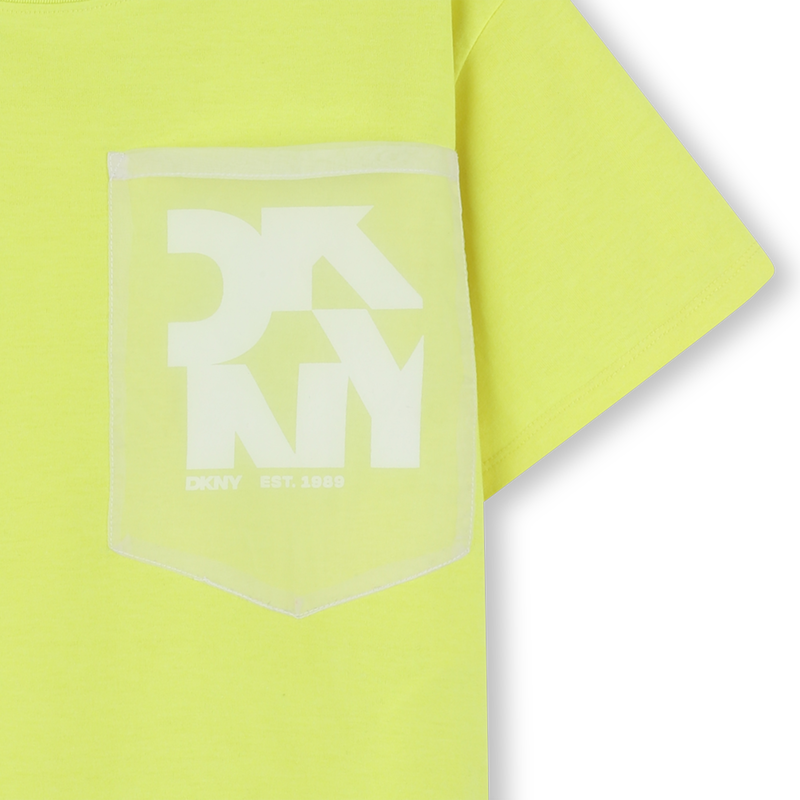 T-shirt ample manches courtes DKNY 
                    FILLE