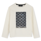 Tee-shirt manches longues KARL LAGERFELD KIDS 
                    GARCON