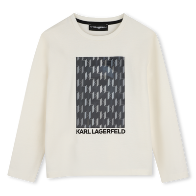 Tee-shirt manches longues KARL LAGERFELD KIDS GARCON