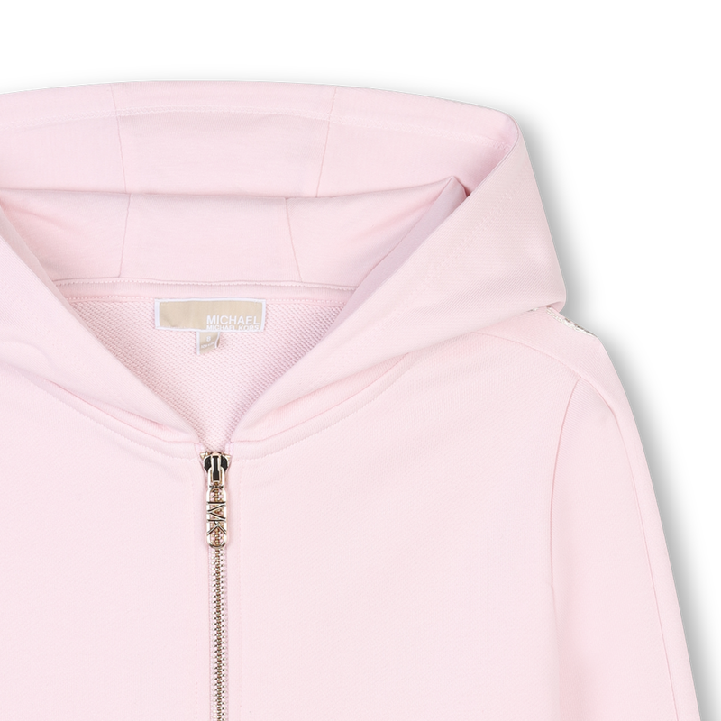 Cardigan molletonné à capuche MICHAEL KORS 
                    FILLE