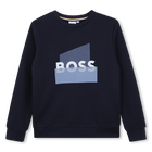 Sweat en molleton, BLEU CARGO, hi-res