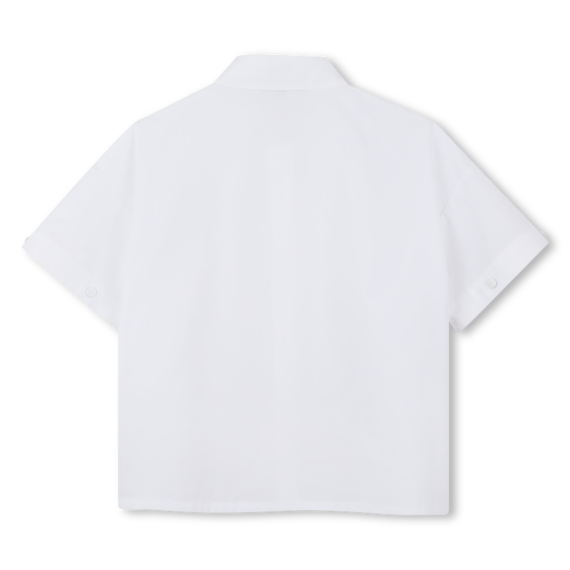 Chemise en popeline de coton DKNY 
                    FILLE
