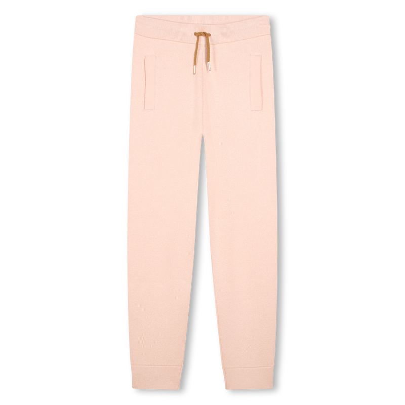 Pantalon tricot brodé au dos CHLOE 
                    FILLE