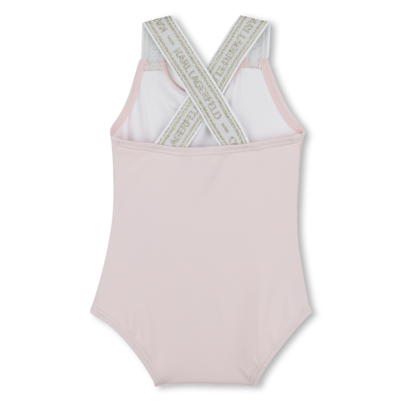 Maillot 1 pièce avec imprimé KARL LAGERFELD KIDS 
                    FILLE