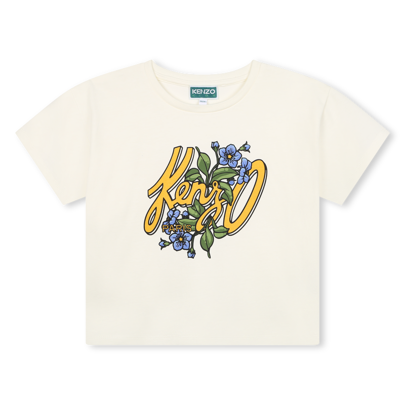 T-shirt manches courtes coton KENZO KIDS 
                    FILLE