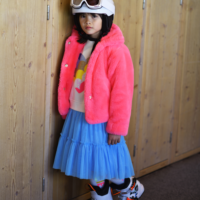 Manteau en polaire duveteuse BILLIEBLUSH 
                    FILLE