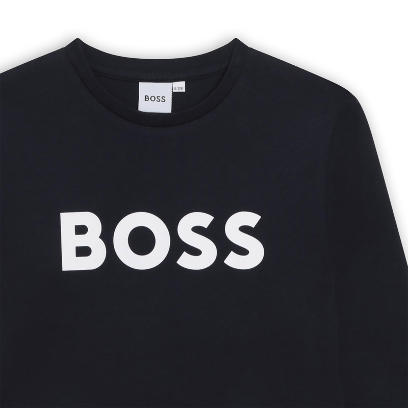 T-shirt manches longues coton BOSS 
                    GARCON