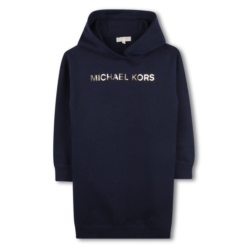 Robe à capuche en molleton MICHAEL KORS 
                    FILLE