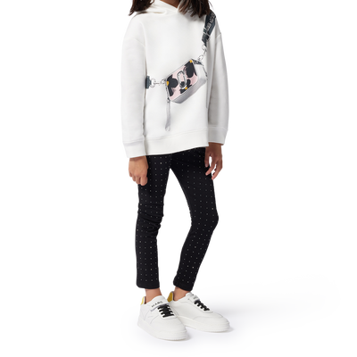 Sweat-shirt &agrave; capuche molleton MARC JACOBS FILLE