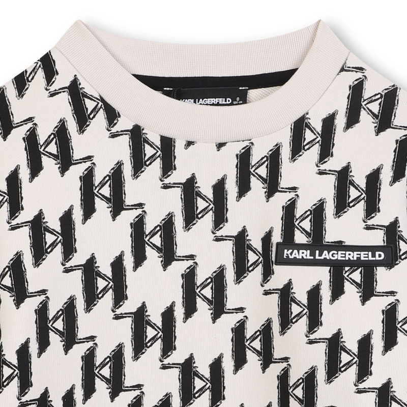 Sweat-shirt en molleton KARL LAGERFELD KIDS 
                    GARCON