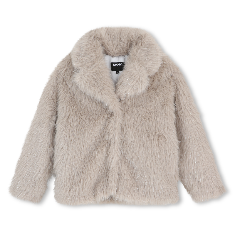 Manteau en polaire duveteuse DKNY 
                        FILLE