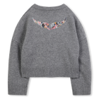 Cardigan tricot ailes brod&eacute;es ZADIG & VOLTAIRE 
                    FILLE