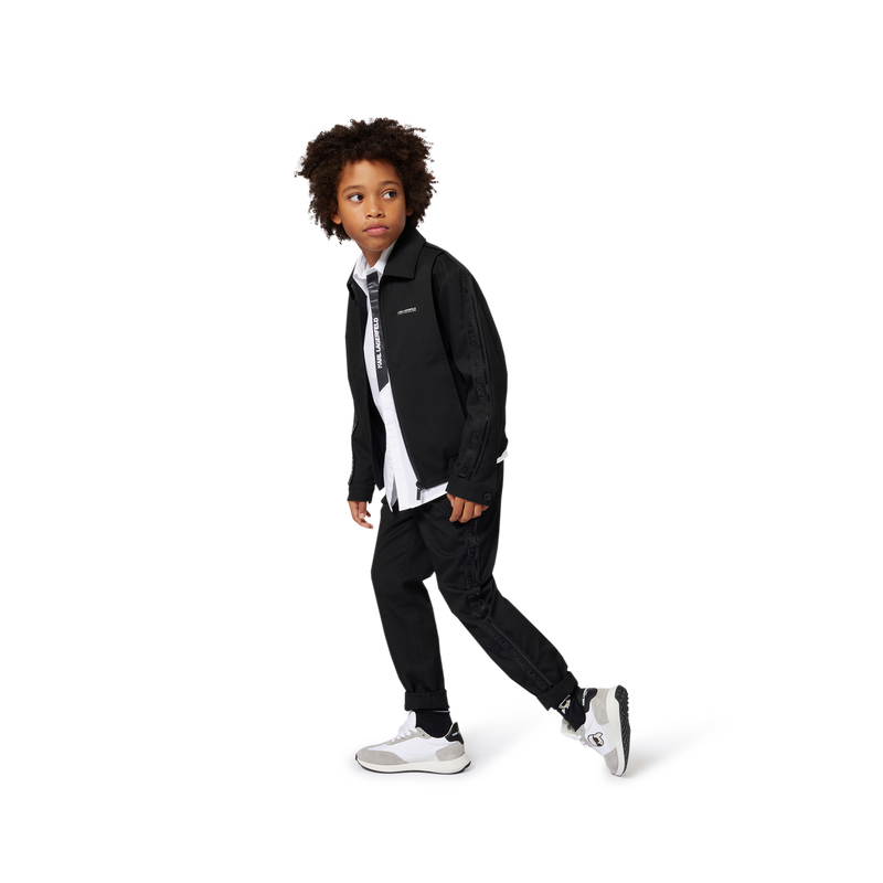 Baskets basses à lacets KARL LAGERFELD KIDS 
                    GARCON