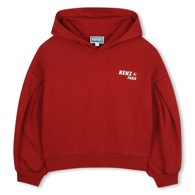 Sweat à capuche en molleton KENZO KIDS 
                        FILLE