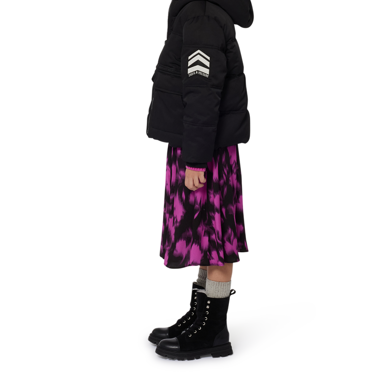 Bottines &agrave; lacets en cuir ZADIG & VOLTAIRE 
                        FILLE