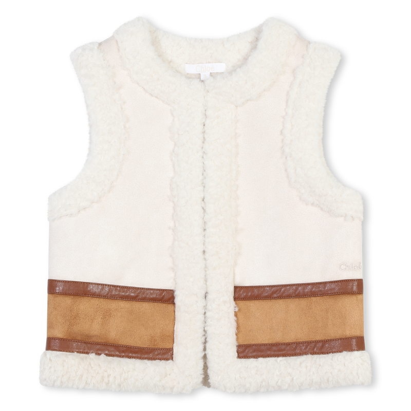 Gilet sans manche bicolore CHLOE 
                    FILLE