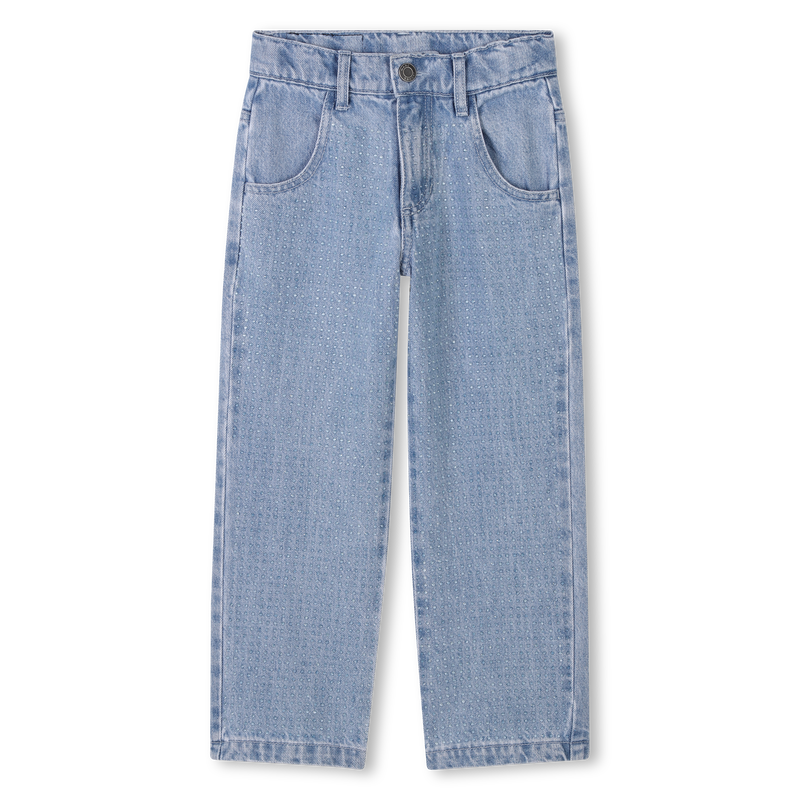 Jean avec strass transparents THE MARC JACOBS 
                    FILLE