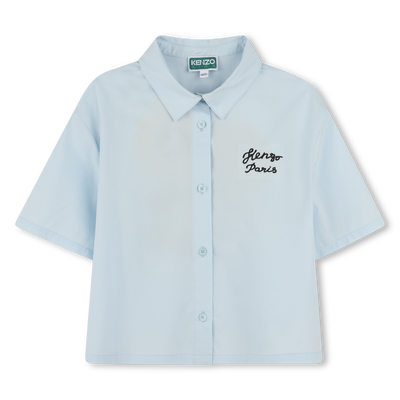 Chemise &agrave; manches courtes KENZO KIDS FILLE