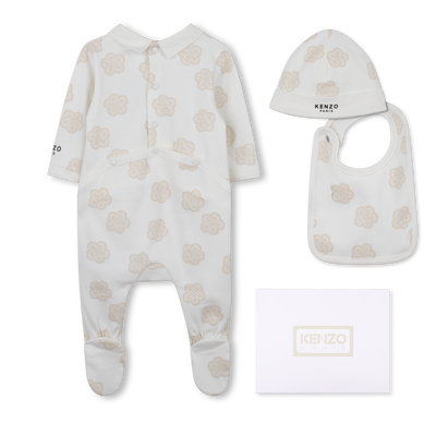 ENSEMBLE PYJAMA, BONNET ET BAVOIR KENZO KIDS UNISEXE