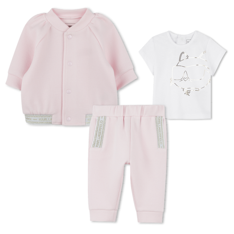 Ensemble jogging 3 pi&egrave;ces KARL LAGERFELD KIDS 
                        FILLE