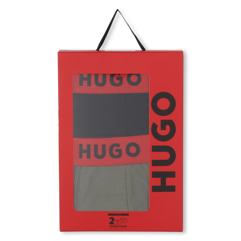 Lot de 2 boxers Hugo 
                    GARCON