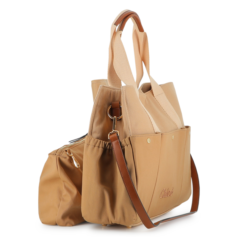 Sac à langer bi-matière CHLOE 
                        FILLE