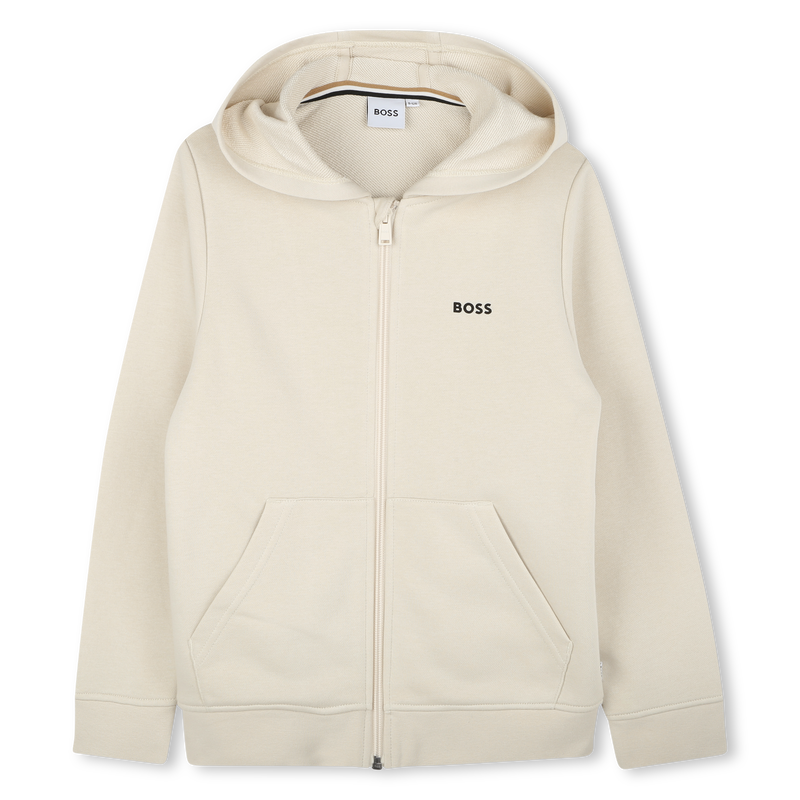 Sweat-shirt zippé à capuche BOSS 
                    GARCON