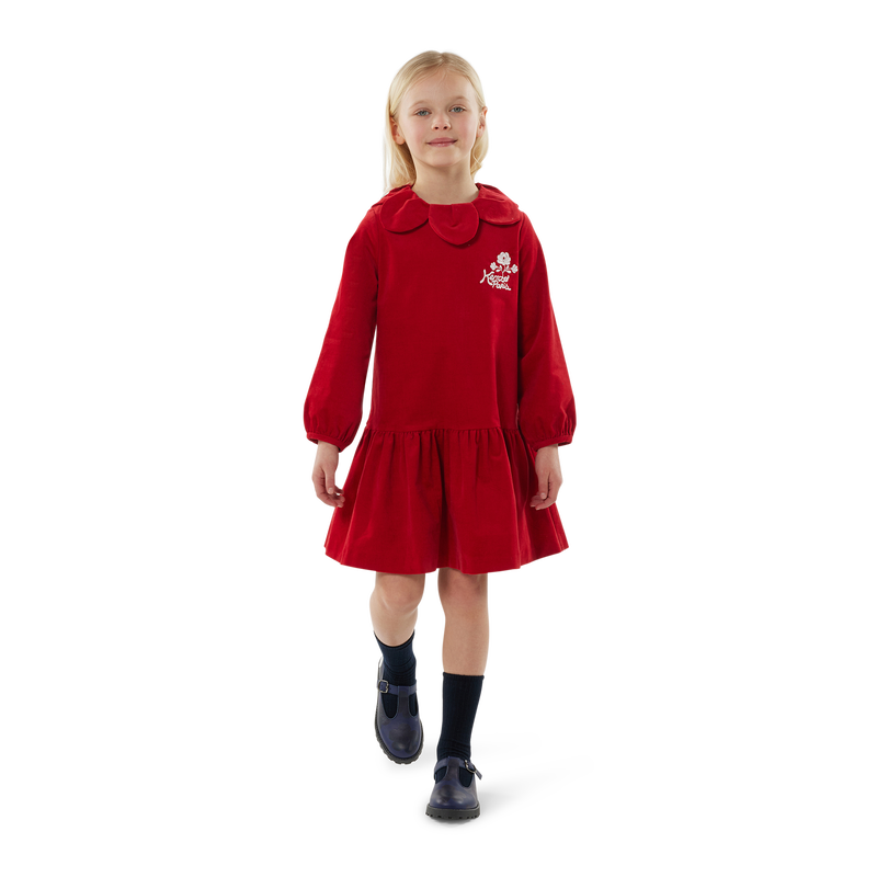 Robe doublée en velours KENZO KIDS 
                    FILLE