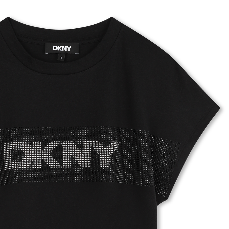 T-shirt &agrave; manches courtes DKNY 
                        FILLE