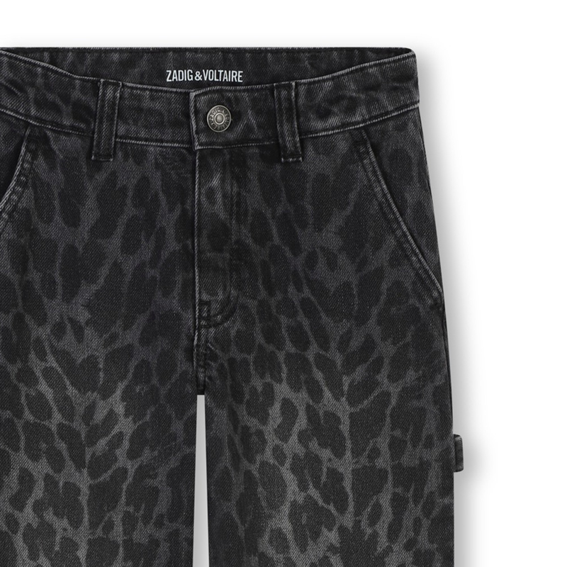Jean &agrave; taille haute ajustable ZADIG VOLTAIRE 
                        FILLE