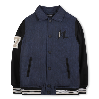 Bomber en polyester KARL LAGERFELD KIDS GARCON