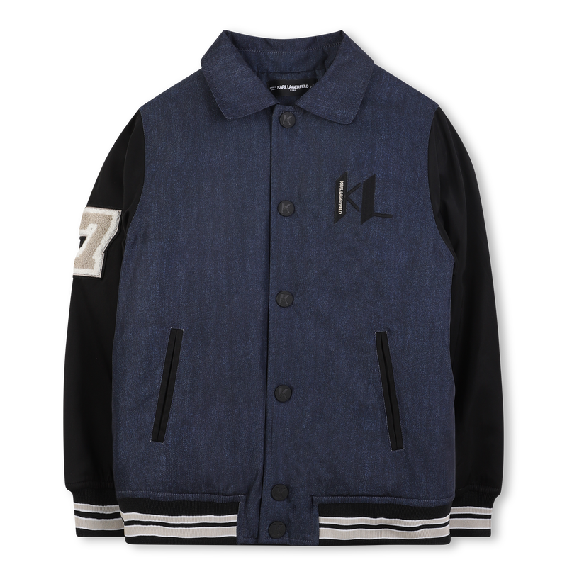 Bomber en polyester KARL LAGERFELD KIDS 
                    GARCON