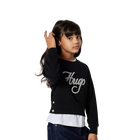 Sweat-shirt col rond Hugo 
                    FILLE