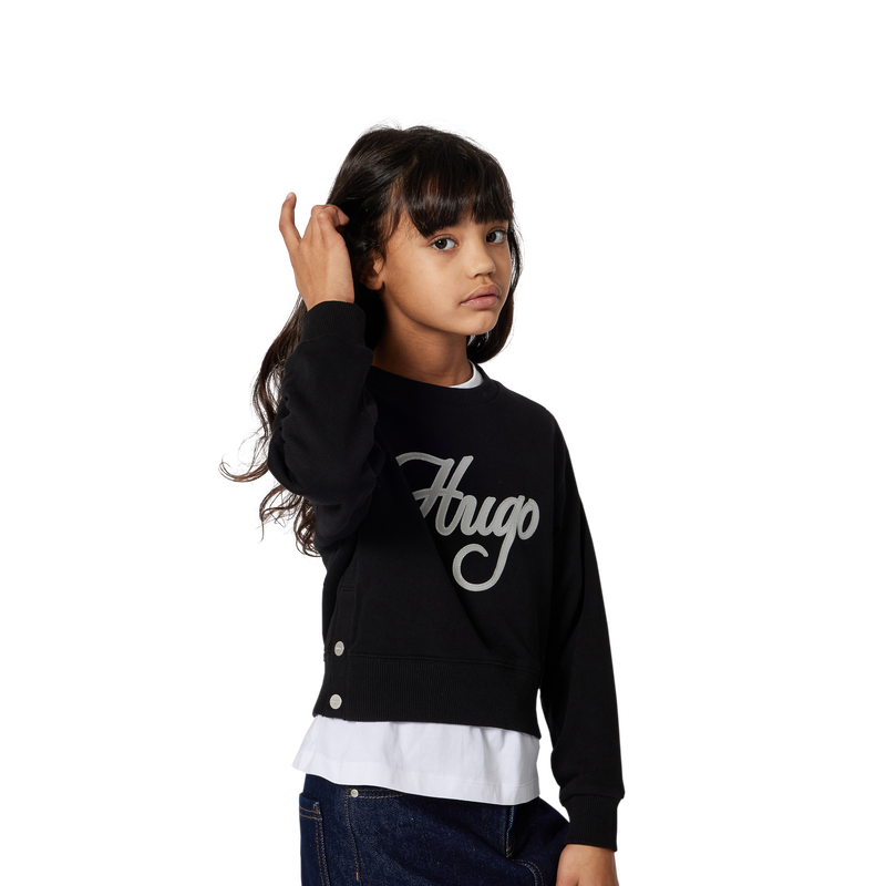 Sweat-shirt col rond Hugo 
                    FILLE