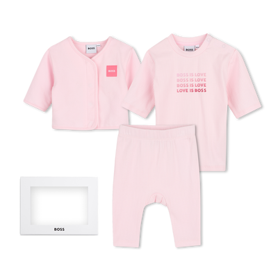 Ensemble pantalon, cardigan et tee-shirt BOSS FILLE
