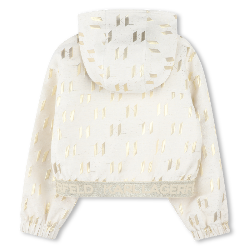 Cardigan avec détails dorés KARL LAGERFELD KIDS 
                    FILLE