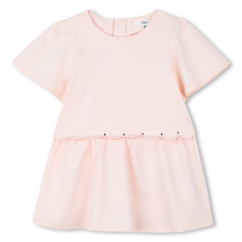Robe &eacute;vas&eacute;e avec festons CHLOE 
                        FILLE