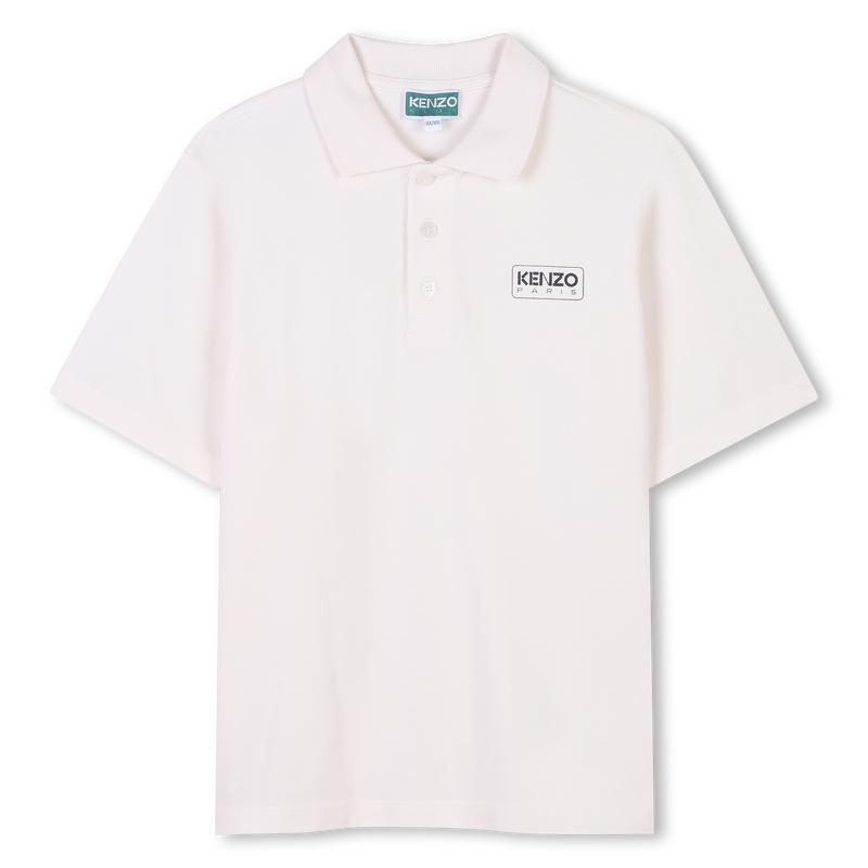Polo avec imprim&eacute; sigl&eacute; KENZO KIDS 
                        GARCON