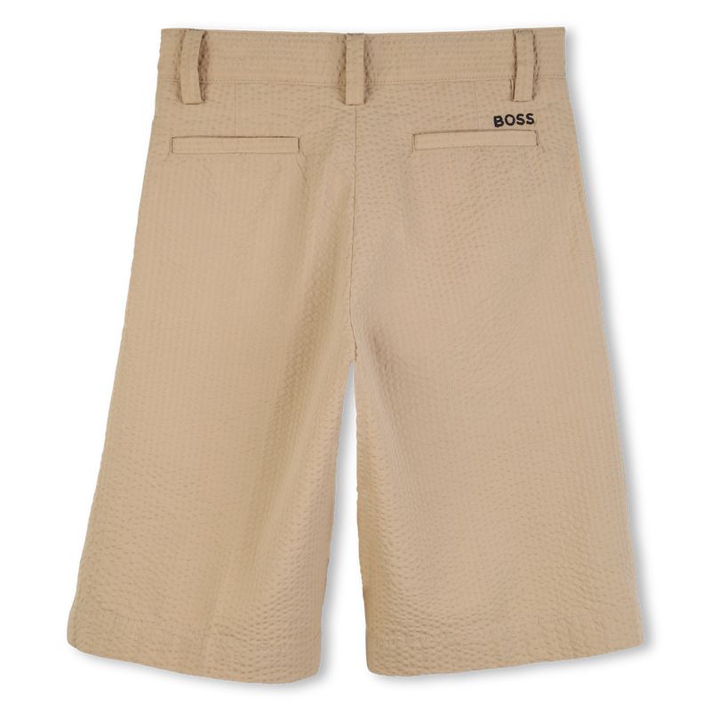 BERMUDA EN TISSU L&Eacute;GER GAUFR&Eacute; BOSS 
                        GARCON