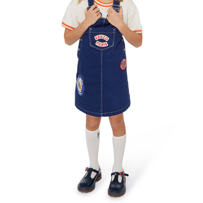 Ballerines en cuir avec boucle KENZO KIDS FILLE