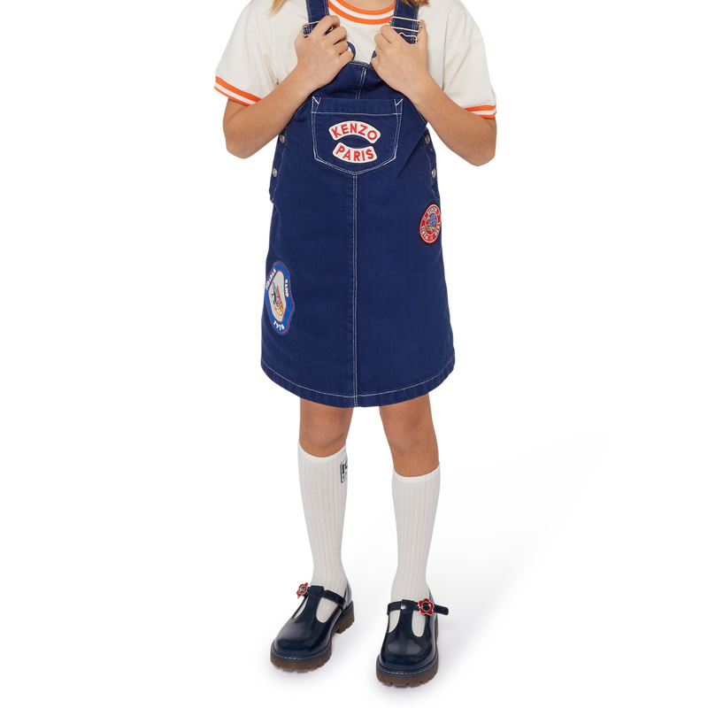 Ballerines en cuir avec boucle KENZO KIDS 
                        FILLE