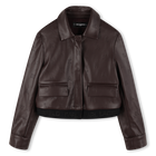 Veste avec fermeture zipp&eacute;e KARL LAGERFELD KIDS 
                    FILLE