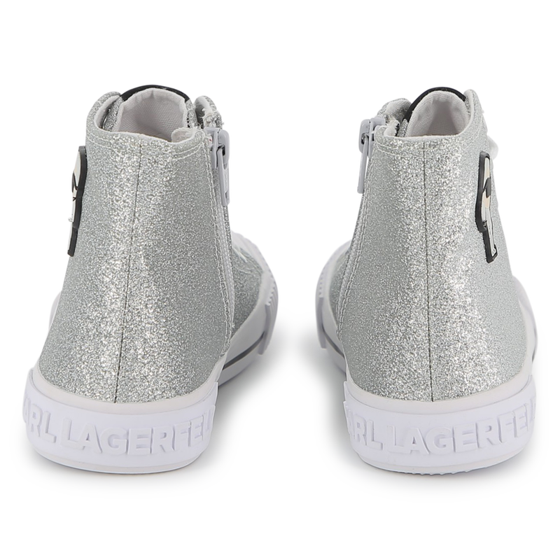 Basket &agrave; lacets KARL LAGERFELD KIDS 
                        FILLE
