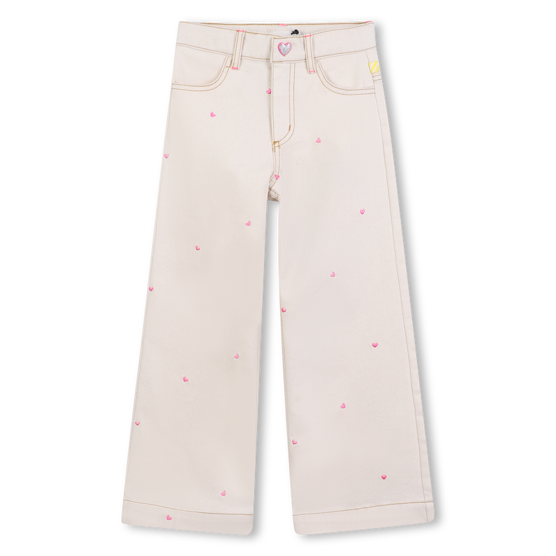 Pantalon coton avec coeurs BILLIEBLUSH 
                    FILLE