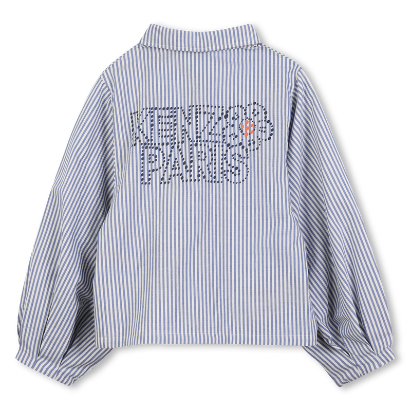 Blouse à rayures en coton KENZO KIDS 
                    FILLE